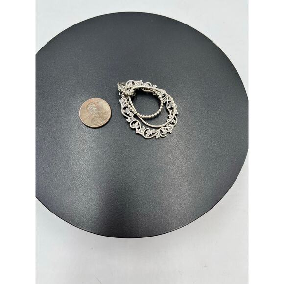 PZ Paz Creations Israel Sterling silver 925 Floral Filigree Balls Pendant - Picture 3 of 8